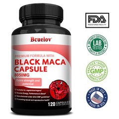 Black Maca Capsule,2800mg,Enhance Sex Drive,with black pepper maximum absorption