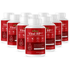 Vital BP XT- Blood Support- 10 Bottles- 600 Capsules