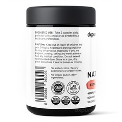 Nattokinase 4000 FU Enzyme – 120 Capsules – Gluten Free Non-GMO