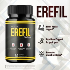 (3 Pack) Erefil Advanced Male Health Support Vitamin Supplement Ere Fil 180 Caps