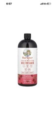 Liquid Morning Multivitamin, Raspberry, 30 fl oz (887 ml)
