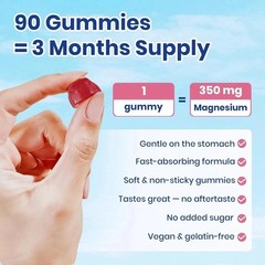 VEV 14-in-1 Magnesium Gummies – with Ashwagandha, L-Theanine, Vitamin D3 & Zinc