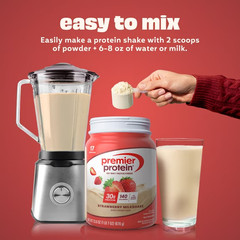 Premier Protein 100% Whey | Strawberry Milkshake | 30g Protein