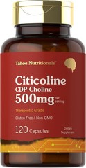 Citicoline Supplement | 500mg | 120 Capsules | CDP Choline | Therapeutic Grad…