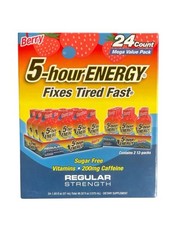 5-Hour Energy Regular Strenght Berry 24 Count, Exp02/27