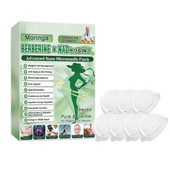 Pureluxo Moringa Berberine NAD+ Weight Loss Patches Advanced Nano Microneedle