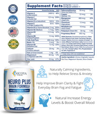 Brain Supplements & Nootropics – Memory Focus Mental Concentration Booster Pill