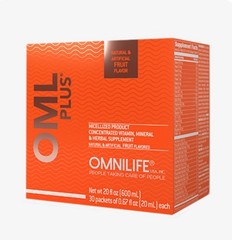 OML PLUS 30 PACKETS OF 0.67 FL OZ- 20ML EACH (20 FL OZ- 600ML )