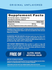 Natural Vitality Calm Magnesium Powder | 8oz Unflavored Supplement | EXP 10/2027