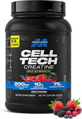 MuscleTech Creatine Monohydrate Powder Cell-Tech 3 Pound (Pack of 1), White