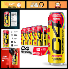 Zero Sugar Cosmic Rainbow Energy Drink | 200mg Caffeine Pre-Workout | 12 Pack