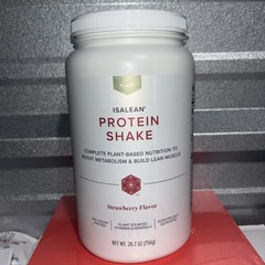 Isagenix Isalean Protein Shake MCT Creamy Strawberry 27.7 Oz Exp 12/2026