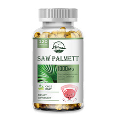 120 Softgels Saw Palmetto Extract 1000mg Prostate Supplement Urinary Men Health