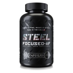 Steel Supplements Focused-AF Pre-Workout / Strength / Energy / Focus / Nootropic
