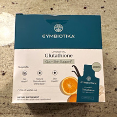 Cymbiotika Liposomal Glutathione Gut + Skin Support Citrus Vanilla 26ct 4.4oz