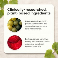 HumanN SuperBeets Heart Chews Beet Root Grape Seed Extract Healthy Antioxidant
