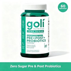 3-in-1 Zero Sugar Probiotic Gummies Vegan Daily Wellness Supplement