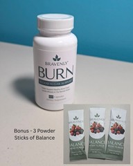 Bravenly Burn: Blood Sugar & Metabolic Support | 60 Capsules | *BONUS* Balance