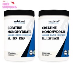 Creatine Monohydrate Powder 500g 2 Pack Gluten Free Free Ship