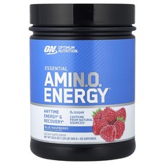 2 X Optimum Nutrition, Essential Amin.O. Energy�, Blue Raspberry, 20.6 oz (585 g