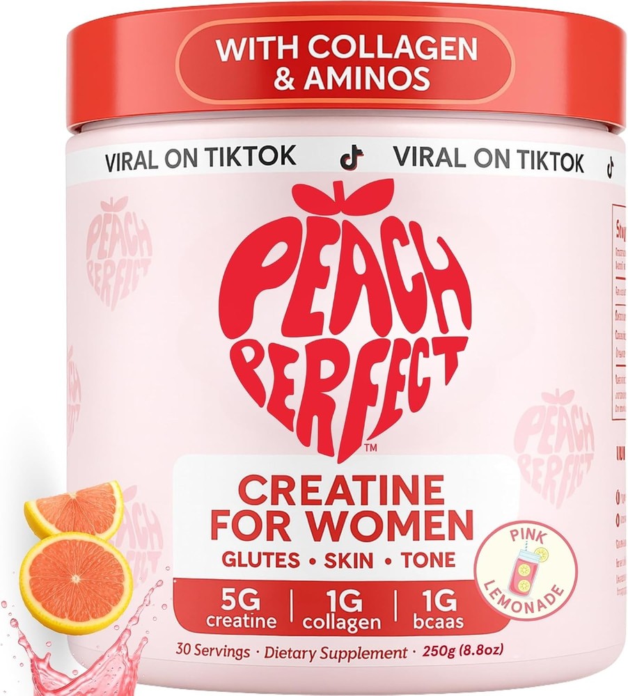 Peach Perfect Women Creatine Collagen BCAA 30 Servings