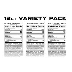 Total Body Fuel Bow Sherbet & White Gummy Bear Variety Pack