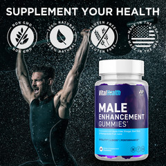 (1 Pack) Vital Health Male Gummys Advanced Max Formula VitalHealth 60 Gummies