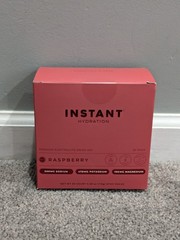 Instant Hydration Electrolytes 30 Powder Packets Raspberry Drink Mix New 07/2027