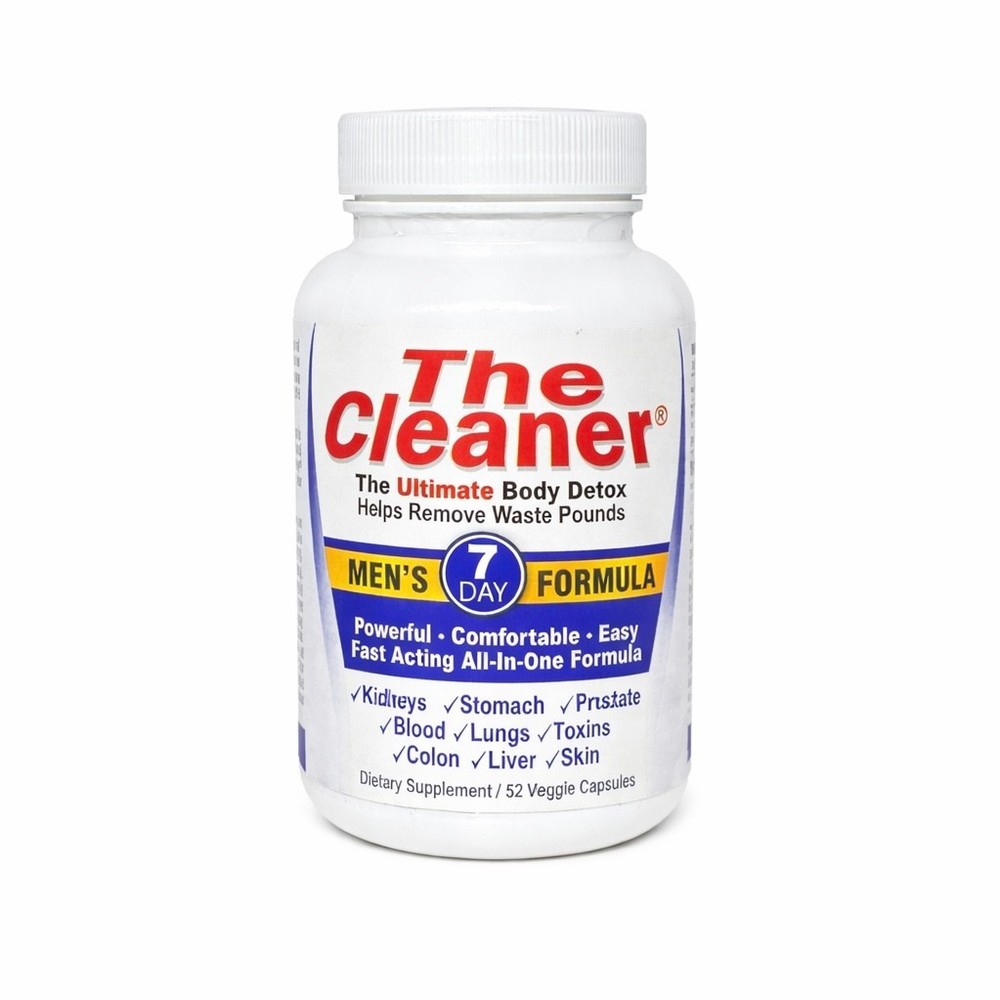 Century Systems The Cleaner Detox, Men’s 7-Day Formula, 52 Vegetarian Capsules