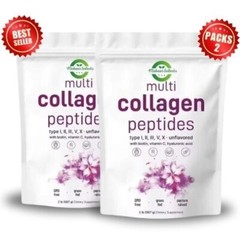 ( Pack Of 2 ) 2lb Premium Multi Collagen Peptides Powder | Skin, Hair, Nails