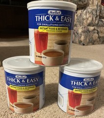 Thick & Easy Food & Drink Thickener Unflavored 8 oz Canister – 3 Canisters
