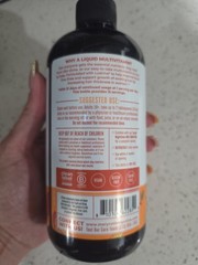 MARY RUTH’S® Liquid Morning MULTIVITAMIN +Hair Growth Supplement Peach Mango