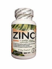 Forte Naturals Zinc 50mg 100 Tablets SEALED dated 01/2025