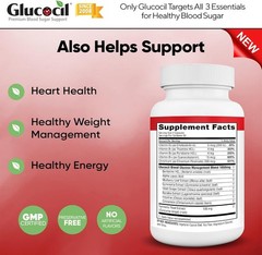2-Pack Glucocil Blood Sugar Support 30-Day Supply 120 Softgels Each New with Box