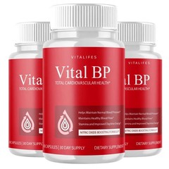 (3 Pack) Vital BP Advanced Blood Support Vitamin Formula VitalBP – 60 Capsules
