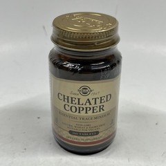 Solgar Chelated Copper 100 Tablets Exp 10/2027 New & sealed