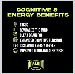 40 MACHIN Lemon Lime Blitz 🍋Ready to Drink Focus/Energy Shot B12 Taurine 0Cal