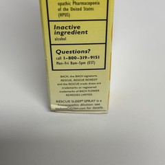 Bach Rescue Sleep Natural Sleep Aid Spray 0.7 fl oz 20mL Homeopathic 04/2028 New
