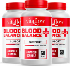 VitaFlow Blood Balance, Max Strength Supplement, Vita Flow Capsules (3 Pack)