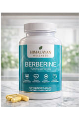Himalayan Pharma Berberine 600mg – Glucose & Metabolism Support Capsules