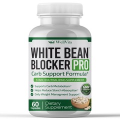 White Kidney Bean Capsule, Fat & Carb Blocker, Appetite Suppressant, Weight Loss