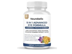 Neurobella 15-in-1 Eye Health Formula Plant-Based 60 Capsules Lutein