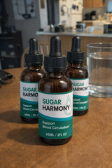Sugar Harmony Blood Sugar Support Liquid Supplement 2 fl oz (3pack)