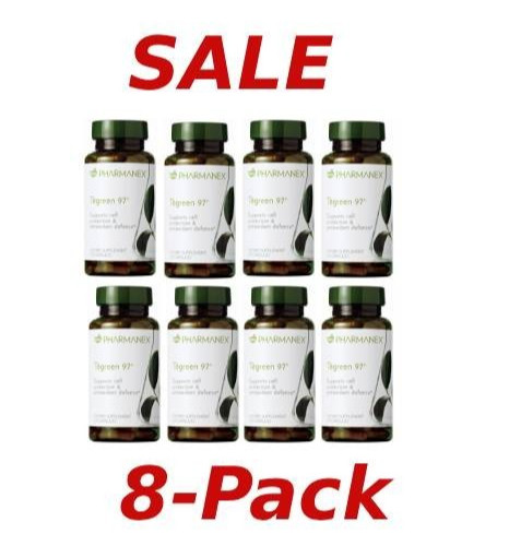 8-Pack Nu Skin Nuskin Pharmanex Tegreen 97 -NEW- 120 capsule 03/2027