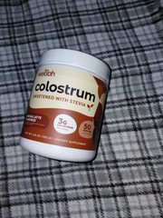 Wellah Colostrum Powder Dietary Supplement Stevia Sweetened Mocha Latte 6.8 oz