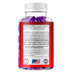 (1 Pack) Max Force Power Male Gummies Advanced Support Supplement 60 Gummies