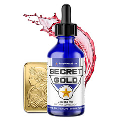 Liquid Gold Drops – Colloidal Gold – Nano Gold – 2oz – 100ppm – Brain Boost