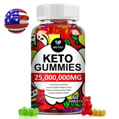 Keto BHB Diet Gummies – Fat Burner ACV Weight Loss Appetite Suppressant 60Gummy