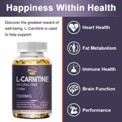 LN ACETYL L-CARNITINE 1000mg TABLETS Nervous System Health Antioxidant CAPSULES