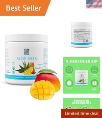 Caffeine-Free Aloe Vera Hydration Booster – Mango Flavor Drink Mix, 40 Servings
